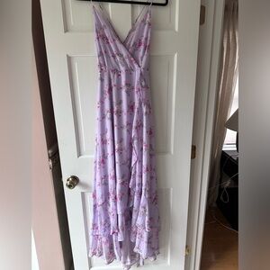 Lulus floral maxi dress